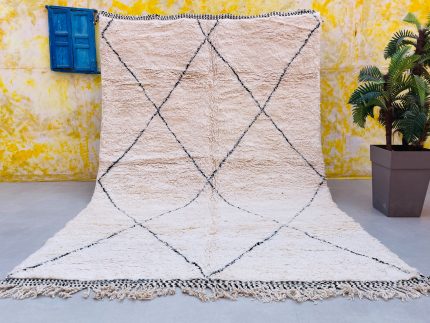 Alfombra de Lana Beni Ourain BENI-10 - 244 x 359 cm