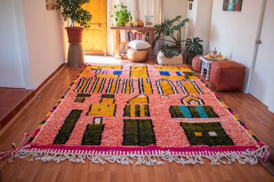 hecha a mano con lana de oveja|Alfombra Beniourain Vintage BA01 - 158x311 cm Original alfombra marroquí