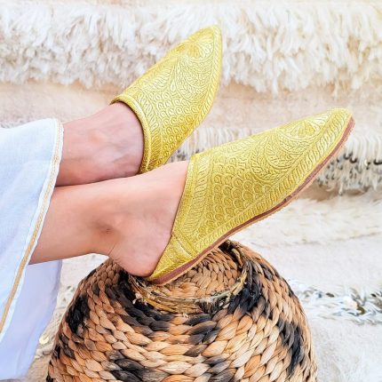 babucha elegante dorada para fiestas|babucha elegante dorada para fiestas