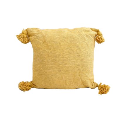 cojin-de-algodon-amarillo--con-pompones-amarillos-3|cojin-de-algodon-amarillo--con-pompones-amarillos-2|cojin-de-algodon-amarillo--con-pompones-amarillos-1