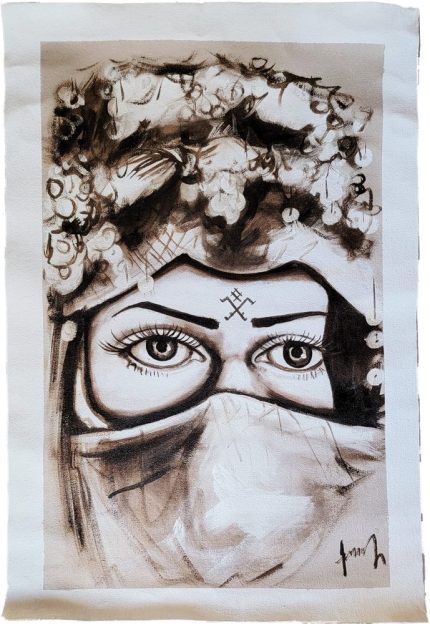 mujer bereber 58x85cm