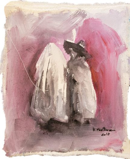 pareja marroqui 25x29cm