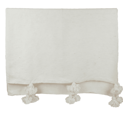 manta de algodon blanca