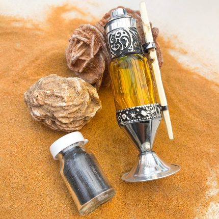 set de kohl marroqui 1 frasco 1 botella amarilla 1 aplicador