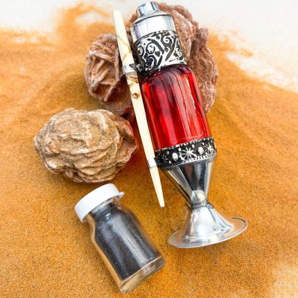 set de kohl marroqui 1 frasco 1 botella roja 1 aplicador
