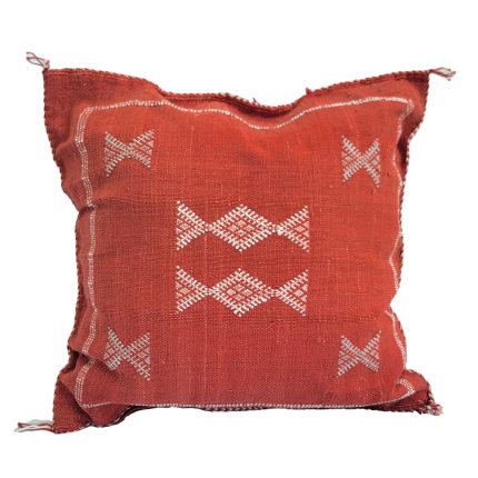 cojin sabra rojo color pimenton 2