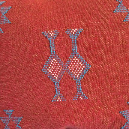 cojin sabra rojo color pimenton 3