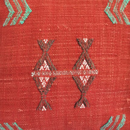 cojin sabra rojo color pimenton 4
