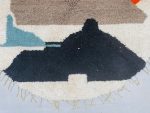 Alfombra de lana marroquí 180x180cm - Alfombra Redonda